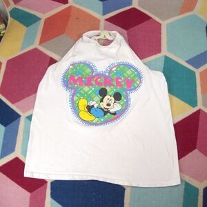 Disney Mickey Unlimited Tahiti Apparel White Tank Top One Size‎ Fits All